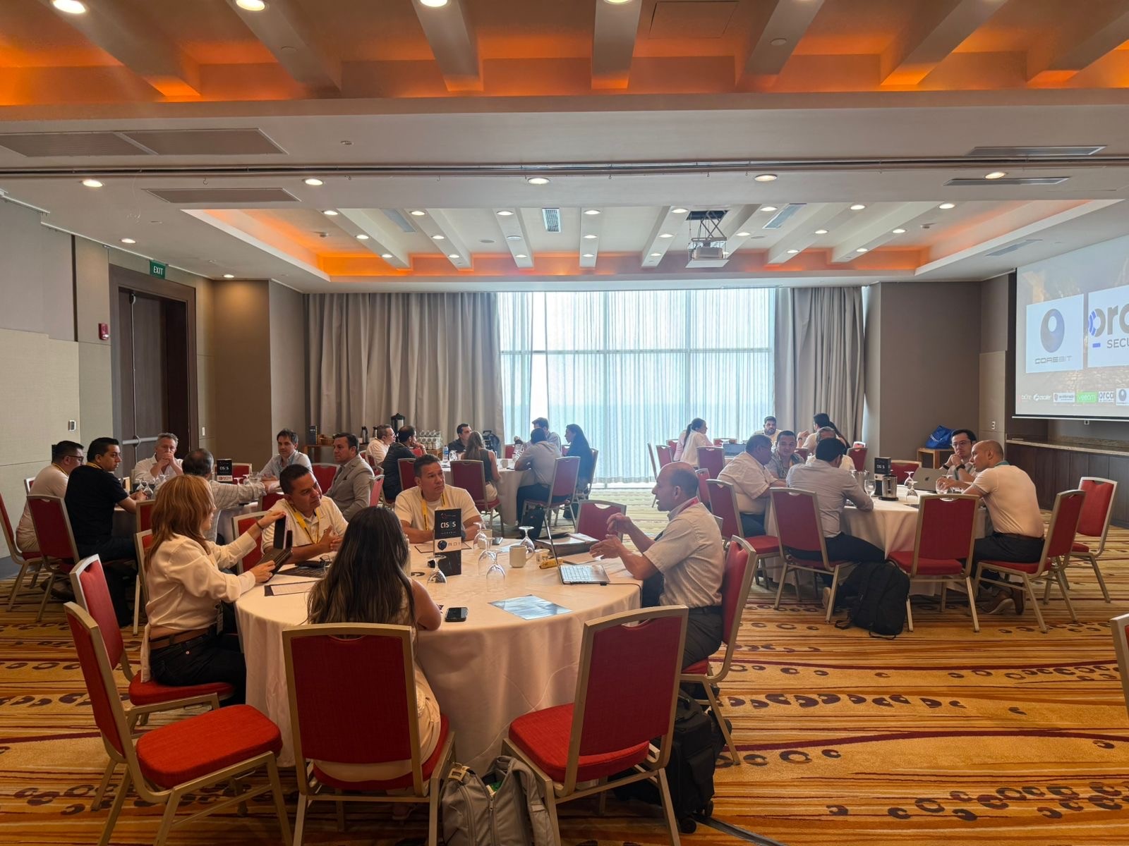 Panoramic perspective of the LATAM CISO Summit executive delegation